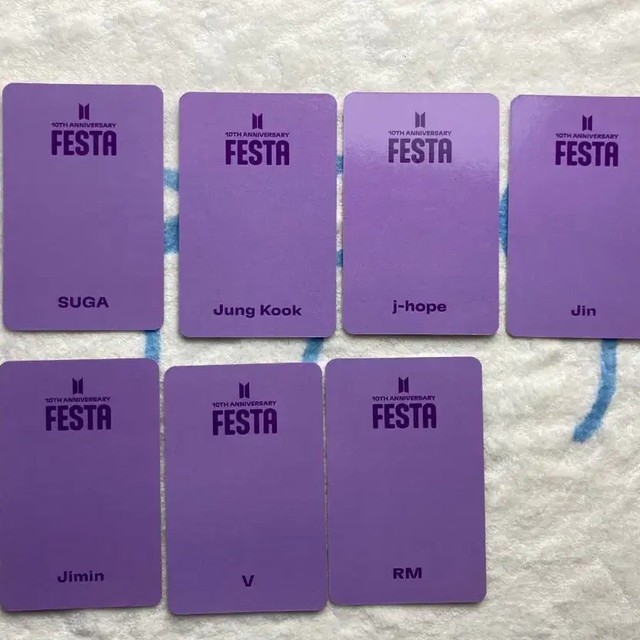 BTS Photo Card Set - Festa Edition, Free Shipping Included
