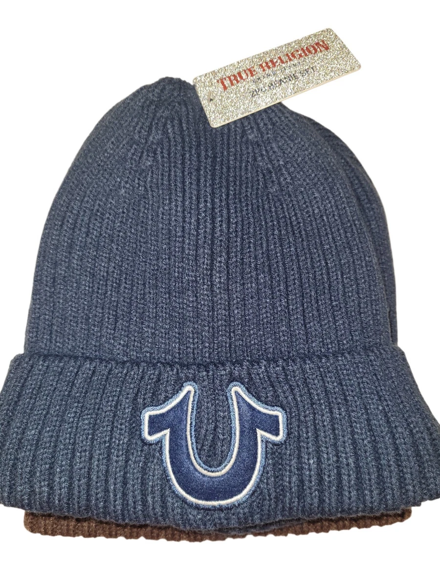 True Religion Blue Beanie Hats for Men for sale | eBay