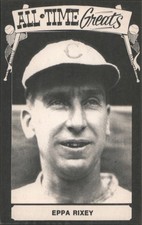 Eppa Rixey All-Time Greats Baseball Trading Card Original Vintage Postcard