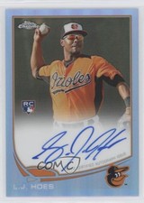 2013 Topps Chrome Blue Refractor Rookie Auto 85/199 LJ Hoes #154 Auto 1u6