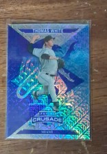 2025 Panini Crusade - Crusade Thomas White, Thomas White #45 Blue Mojo (RC)