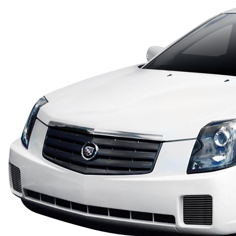 For Cadillac CTS 03-07 APG 2-Pc Black Horizontal Billet Fog Light Cover Grilles