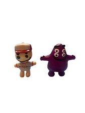 McDonald's 2022 Cactus Plant Flea Market Adult Happy Meal Toys Grimace Set Of 2