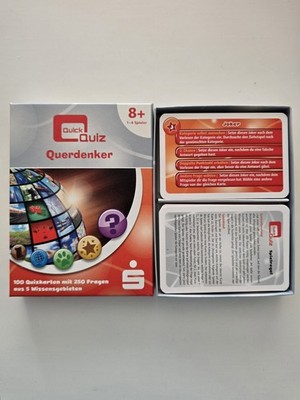 Quick Quiz Querdenker ASS Altenburger 100 Quizkarten 250 Fragen ab 8 Jahre