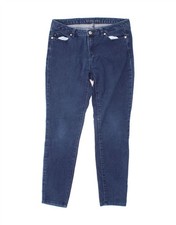 MICHAEL KORS Womens Skinny Jeans US 10 Large W32 L28 Blue Cotton CE34