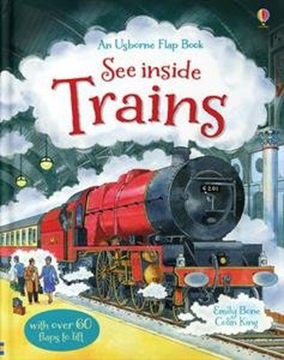 See Inside Trains Usborne Flap Book Emily Bone