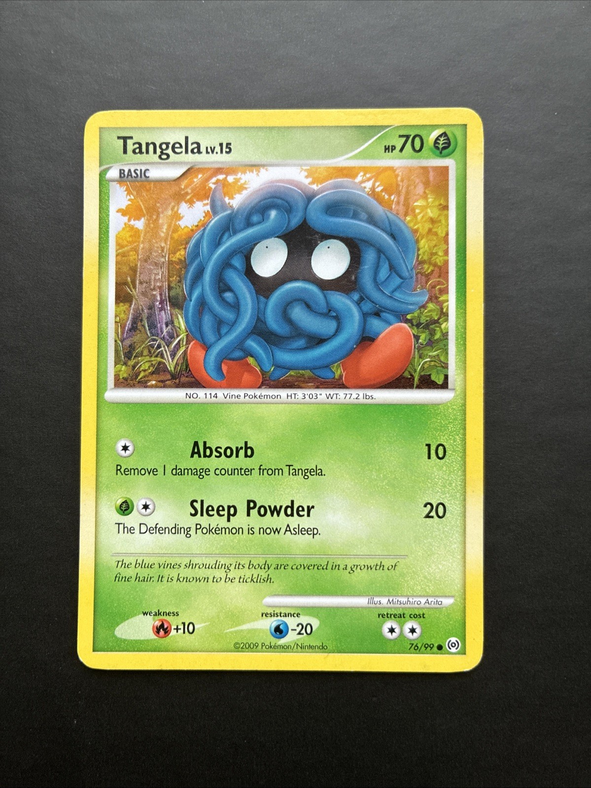 Pokémon TCG Tangela Platinum Arceus 76/99 LP