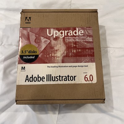 Adobe Illustrator 6.0 Upgrade for Mac   Sealed New in Box   Vintage Software