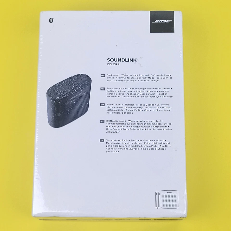 BOSE SoundLink Color II Wireless Bluetooth Portable Speaker Midnight Blue NEW - Image 3 of 4