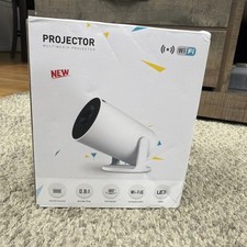 Mini Portable Projector with 4K Support, Bluetooth 5.4 WIFI6, 5watt Sound Bas...