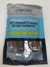 Raw Paws 6-inch Thin Bully Sticks Dog Treats, 20 count
