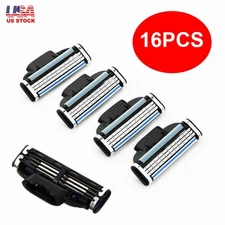 16Pcs MACH 3 Men's Razor Blades Refill Replacement Comfortable Shave Trimmer USA