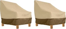 Classic Accessories Veranda Deep Seated Patio Lounge Chair Cover, 2-Pack