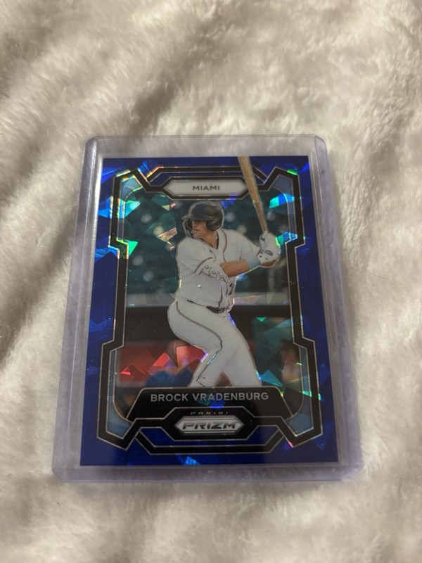 2024 Panini Prizm - Brock Vradenburg #153 Blue Ice Prizm (RC)
