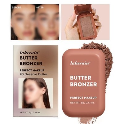 Hochpigmentierte Butter Bronze Konturcreme für Mehrzweck Gesichtsanwendung