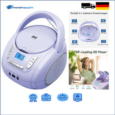 CD-Player für Kinder mit Bluetooth und USB Radio Boombox