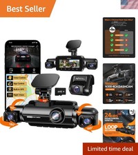 Enhanced 24-Hour Parking Surveillance Dash Cam with Night Vision  Voice Control