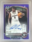Jeremiah Wilkinson 2025 Bowman Chrome #CPA-JW Purple Refractor 1st RC Auto /250