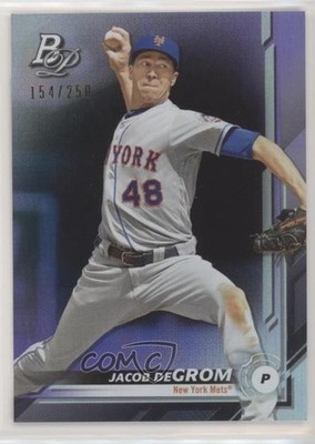 2019 Bowman Platinum Wal-Mart Purple Foil 154/250 Jacob deGrom #52 0ha3