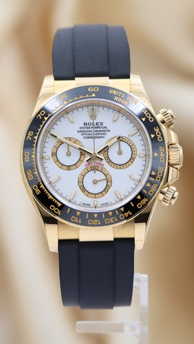 Rolex Cosmograph Daytona Oysterflex Gelbgold LC100 126518LN Original Papiere +