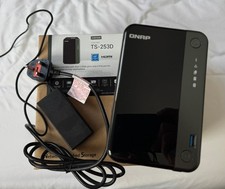 QNAP TS-253D-4G 2-Bay Desktop NAS, Upgraded To 12GB RAM - Diskless