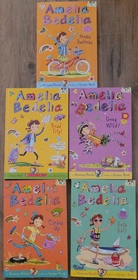 Lot Of 5 Amelia Bedelia Books By Herman & Parish #1,3,4,6,7