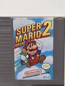 🍄🫜 Super Mario Bros. 2 (Nintendo NES, 1988) Authentic Cartridge ONLY