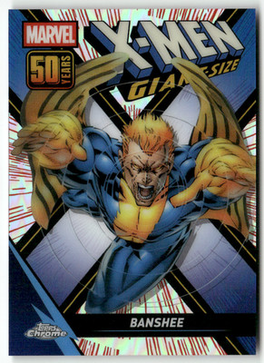 Topps Marvel Chrome 2025 Card No. XM-6 Banshee X-Men