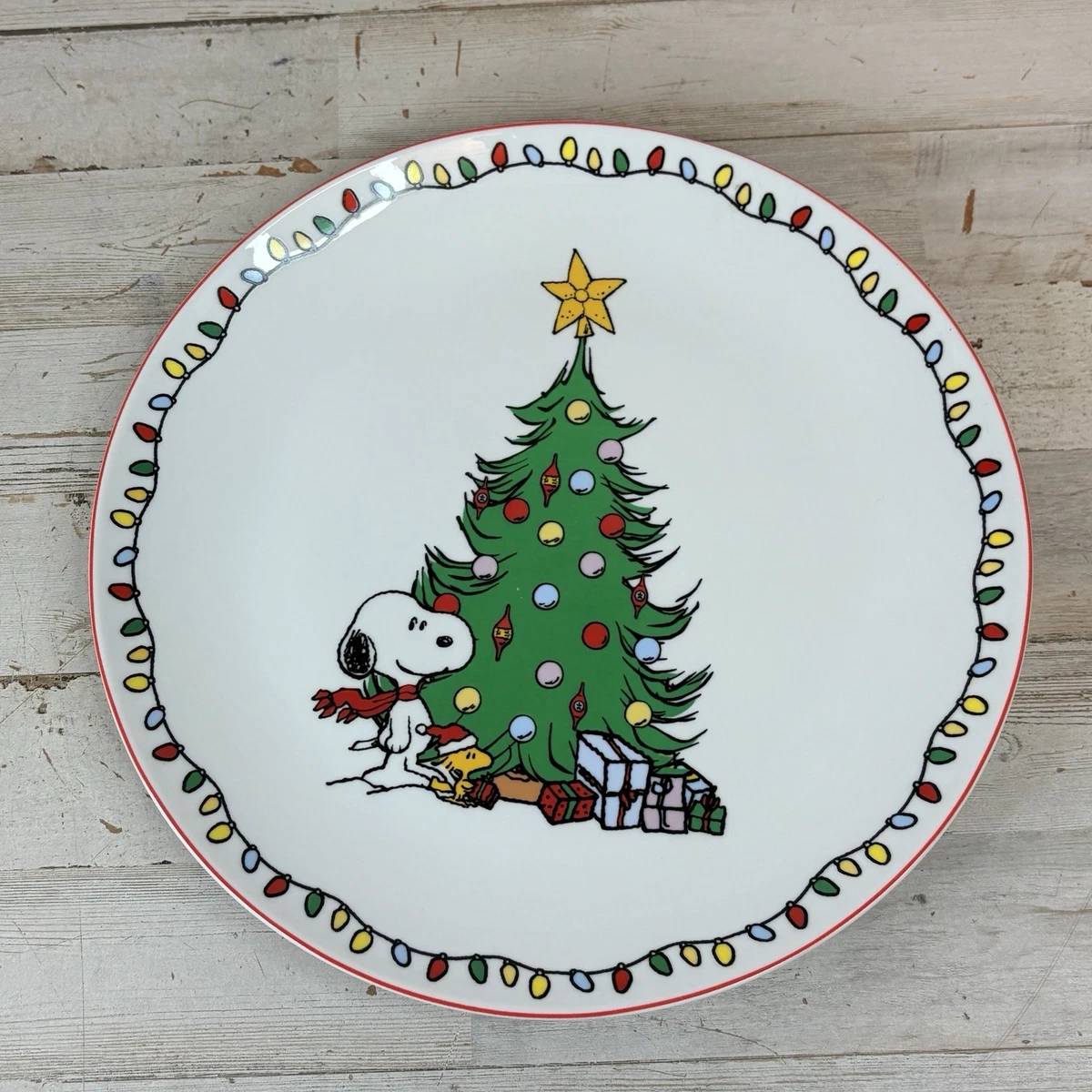 peanuts christmas plate products for sale | eBay