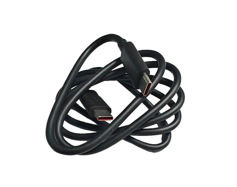 1m USB-C to USB-C Charge Cable - Black Motorola Lenovo X30 X40 E-marker 6.5A - Image 2 of 4