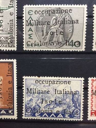 1941- 6 francobolli "Occupazione italiana Cefalonia e Itaca" - 20-40-50-80-2-5 - Picture 3 of 5