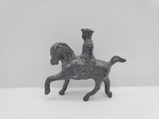 Vintage Toy Soldier Horse Lead Cast Iron Antique Collectible Historical Figurine
