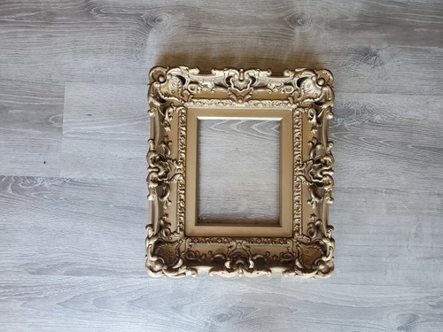 Cornice ornata in bronzo 8,5x11, cornice arte barocca, cornice fantasia originale - Foto 6 di 6