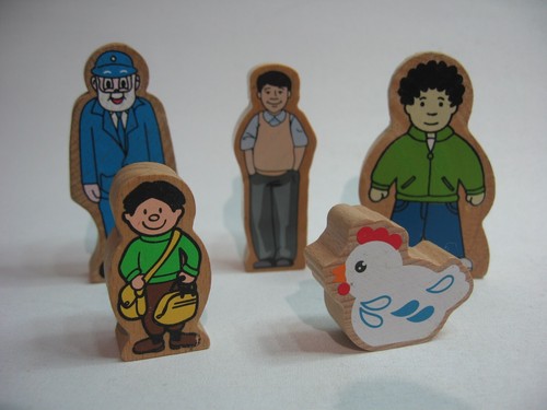 PERSONEN / CHARAKTERE passend für Holzstraße / Zug Schienen (passt Brio Thomas) FB01 - Bild 1 von 3