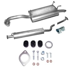 Auspuff Mitteltopf Endtopf Nissan Primera 2.0i -16V KOMBI + Montagesatz