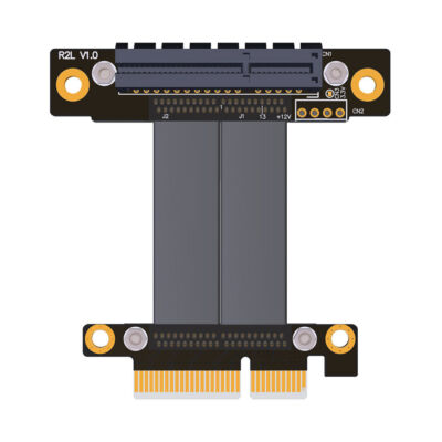 Hot PCIe 3.0 x4 Extension Cable 32G/bps PCI Express SSD RAID Extender Riser Card