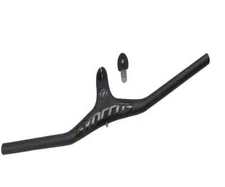 Full Carbon Fiber One-piece Straight Handlebar 17 Degree Stem Vertical Cover
