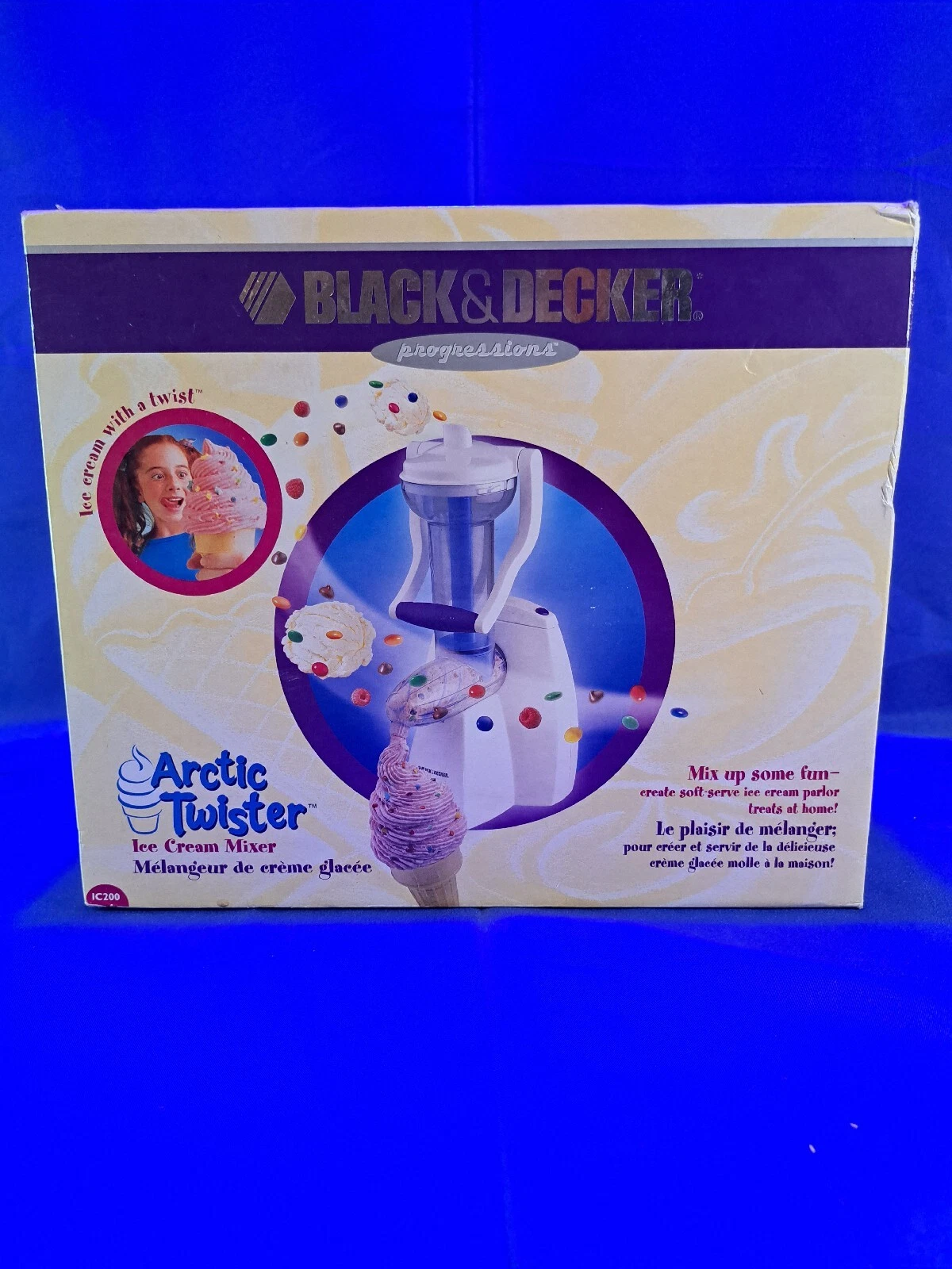Black & Decker Progressions Arctic Twister Soft-Serve Ice Cream Mixer