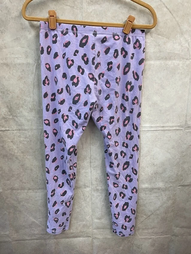 SIGUIENTE Pantalones de pijama de salón de algodón con estampado de animales morados para niñas talla 16 años Foto 2 de 4