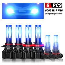Fit For GMC Canyon 2015-2020 - 6*LED Headlights High Low Beam + Fog Light Bulbs