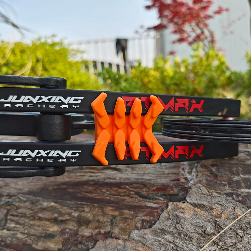 2x Archery Compound Bow Limbs Stabilizer Rubber Split Limb Silencer Dampener - image 3 of 4