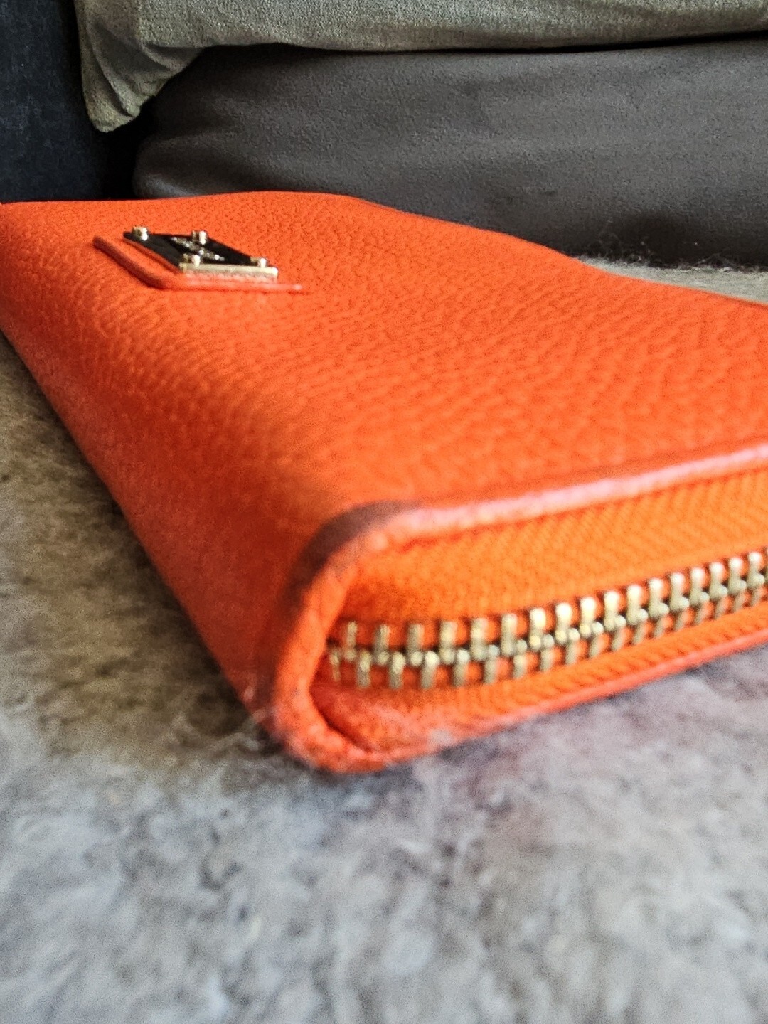 Oroton Orange Leather Purse eBay