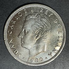 SPAIN 1980 COIN 100 PESETAS KING JUAN CARLOS I  World Foreign Coins