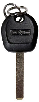GMC CANYON GM TRANSPONDEDOR ORIGINAL DE FÁBRICA CHIP GMC LOGOTIPO LLAVE OVALADA EN BLANCO 5934960 Foto 2 de 2