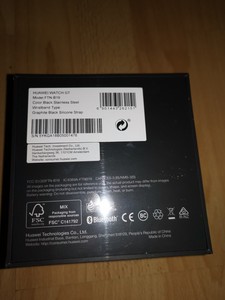 huawei watch gt 46.5 mm black stainless steel case with graphite black band