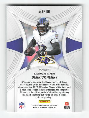 2024 Panini Mosaic #EP-DH Derrick Henry Epic Performers Mosaic | eBay