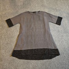 Hatch Dress Womens Size Small Gray Maternity Merino Wool A Line Pockets Casual