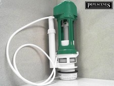 TD Green Toilet Flush Valve Pneumatic Air Push Toilet Syphon Single Flush