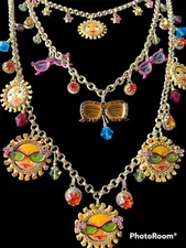 Discontinued RARE lunch at the ritz necklace earrings LATR 2GO