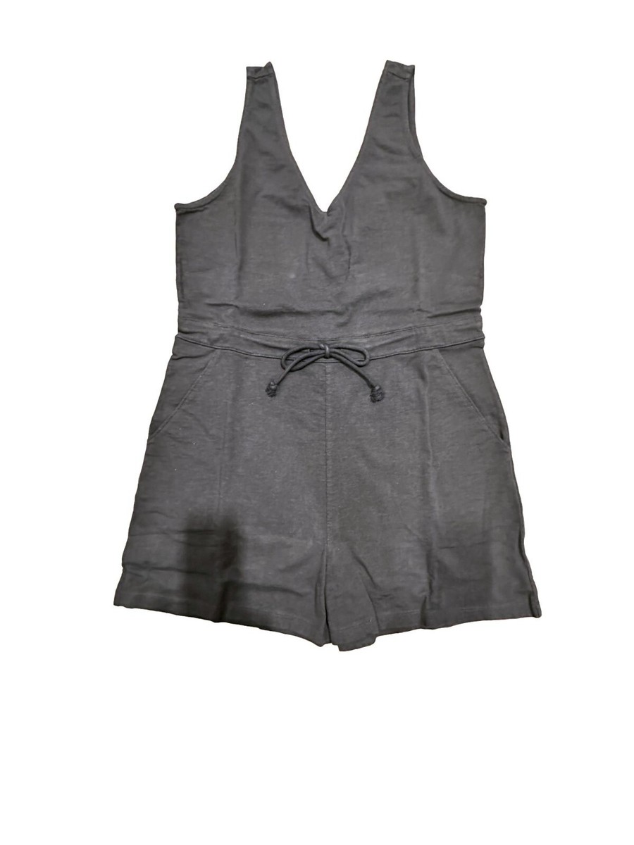 United By Blue Women's Organic Knit Romper - Black XL | eBay